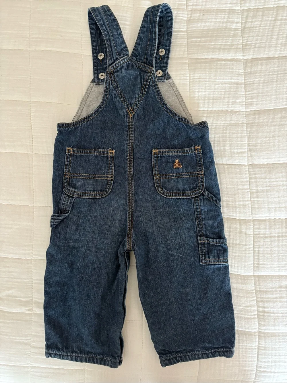 Baby Gap Classic Dark Blue Denim Overalls for Kids